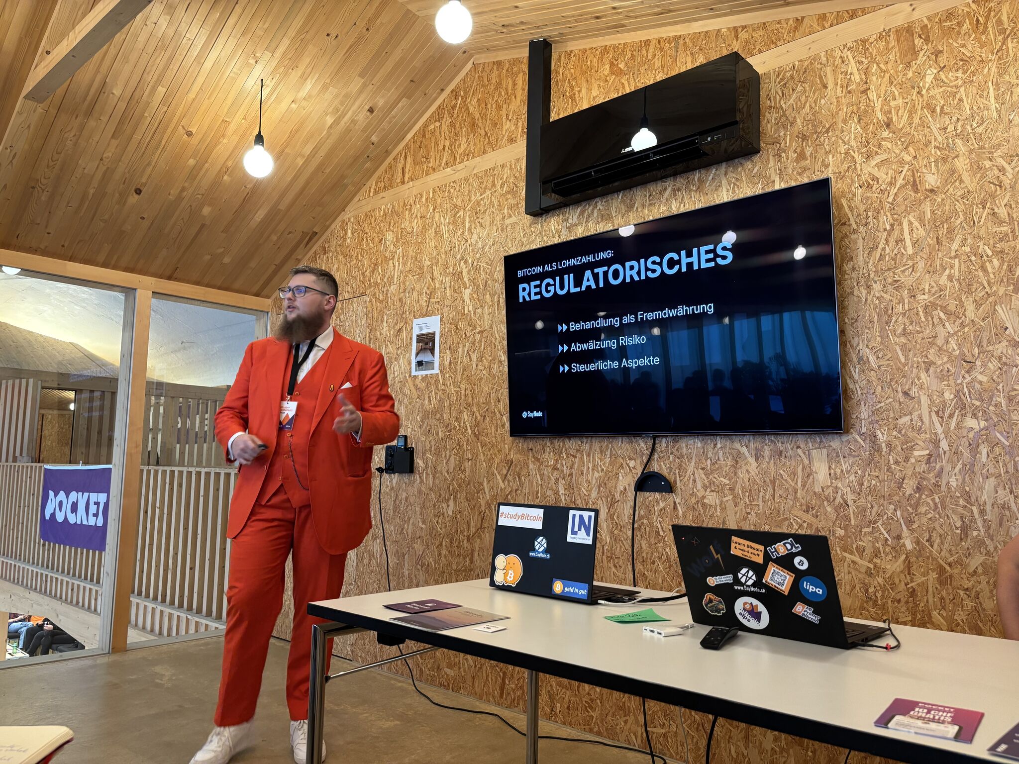 Werner Liechti at Bitcoin Alps