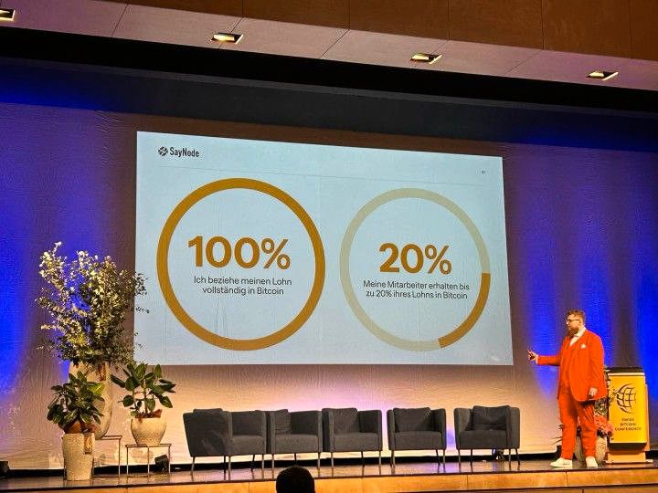 Werner Liechti at Swiss Bitcoin Conference